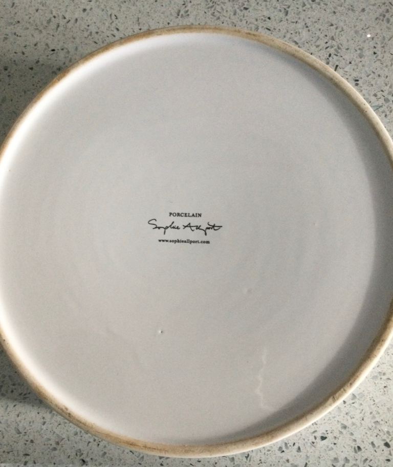 SOPHIE ALLPORT PORCELAIN DOGS FEEDING BOWL ** NEW **