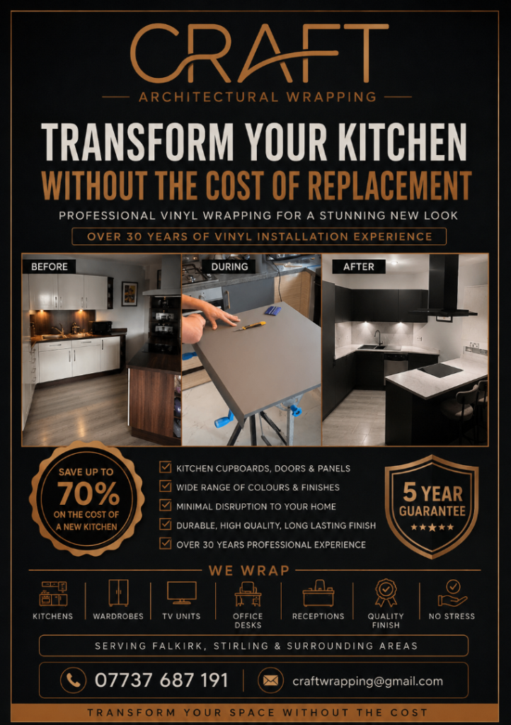 CRAFT KITCHEN UNITS DOORS WRAPPING