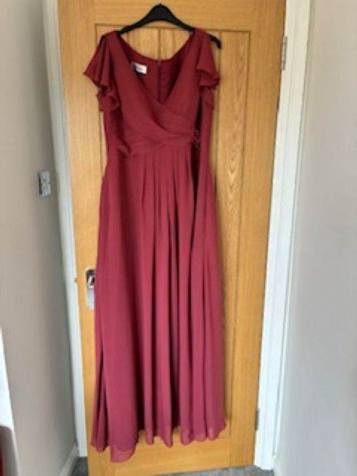 JJ's House Bridesmaid Dress, Cinnamon Rose, Size 16, excellent condition