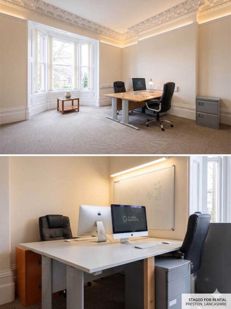 Shared office space - £300pcm – upto 3 desk spaces for 3 months.