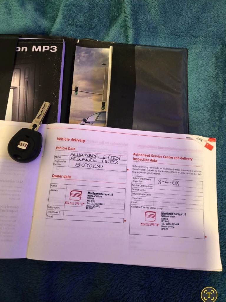 Seat, ALHAMBRA, MPV, 2008, Manual, 1968 (cc), 5 doors