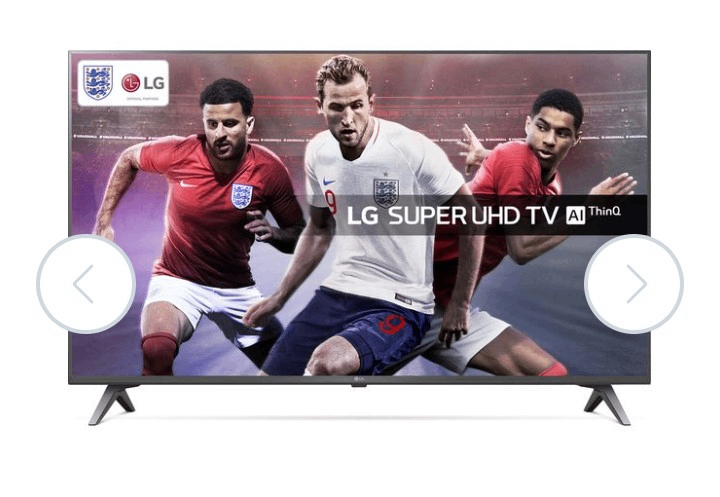 50 inch LG SMART 4K SUPER ULTRA HD PREMIUM THIN TV+BUILT IN APPS+WIFI+REMOTE+excellent+DELIVERY 