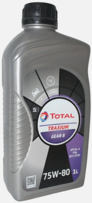 Total Energies Traxium Gear 8 Oil 75W-80 Manual Gear Box Oil 1L PSA