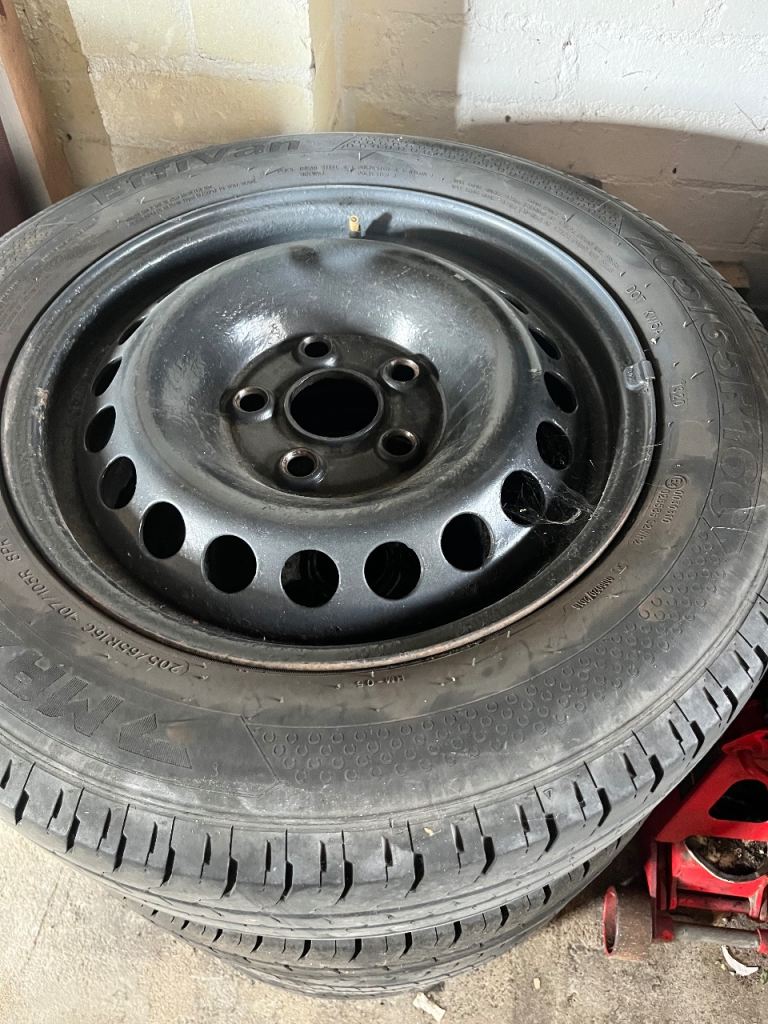 VW T5 steel wheels 