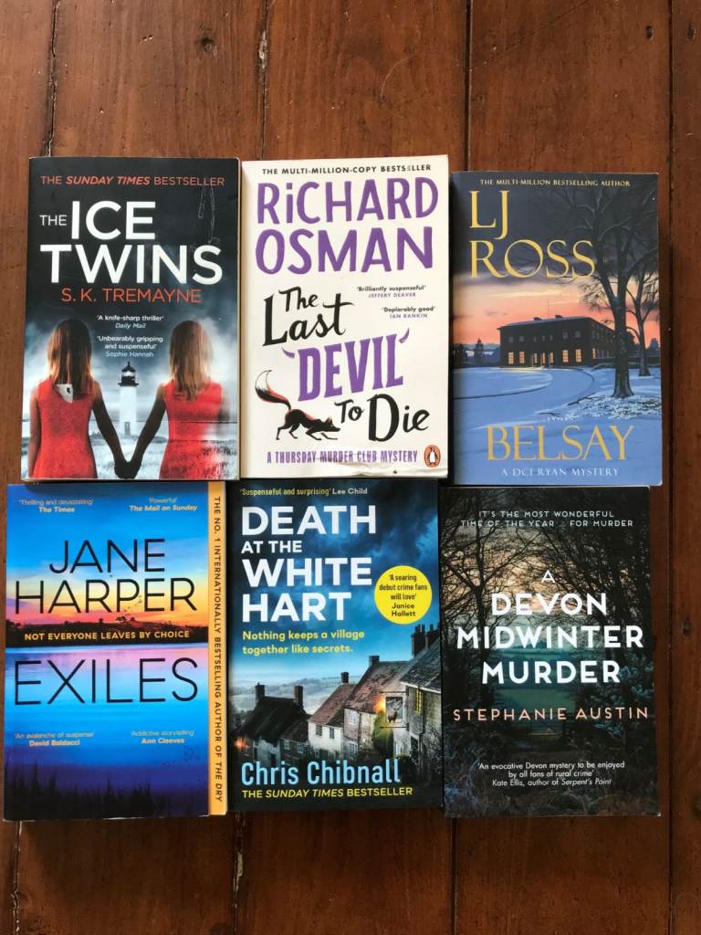 Selection of 6 Paperback Thriller/Mystery Books – Good Condition £2 each can split
