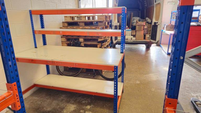 Heavy Duty Rapid 1 Melamine Workstation - H1675 x W1830 x D760