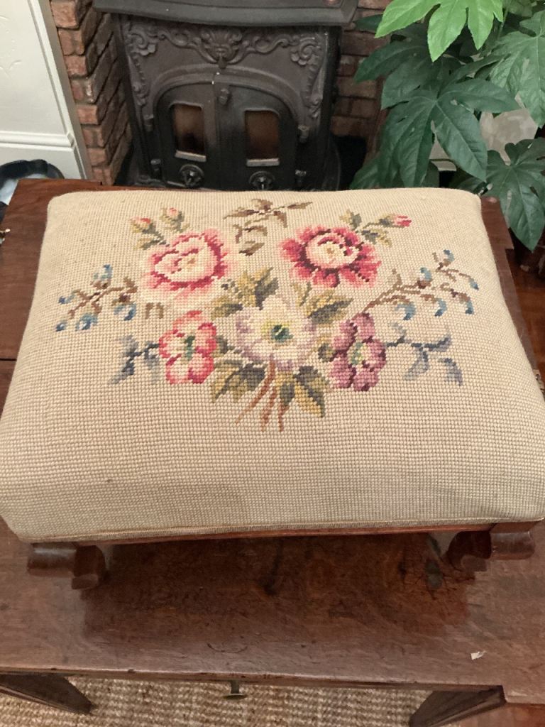 Antique foot stool