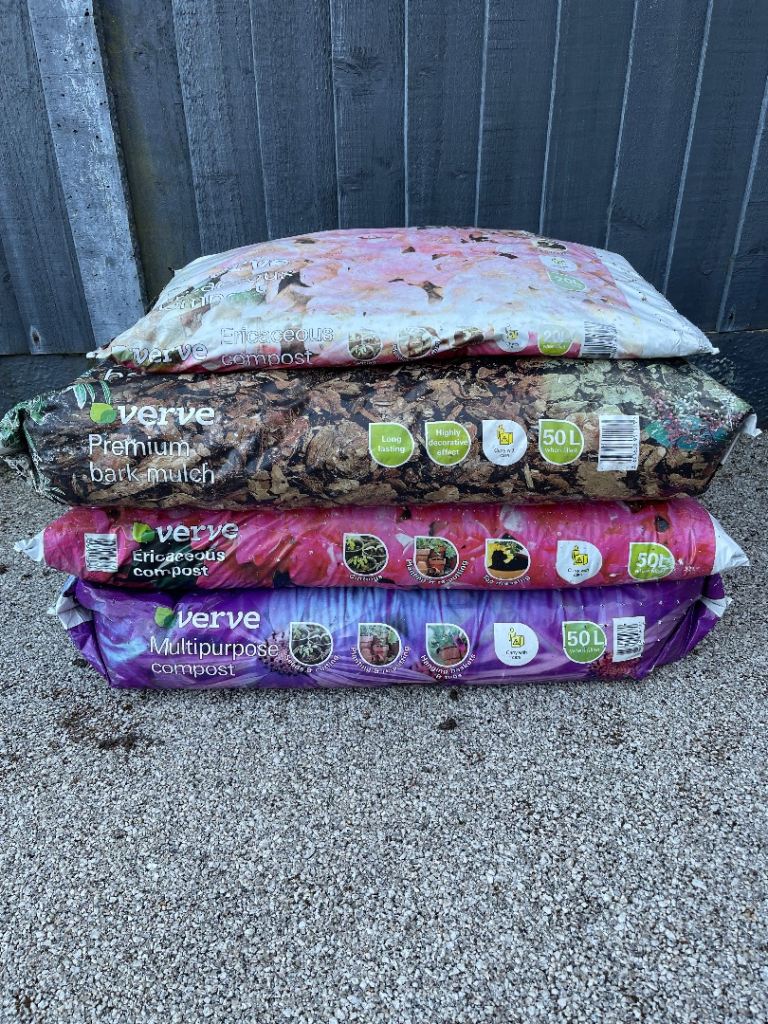 Bags of Compost and Bark