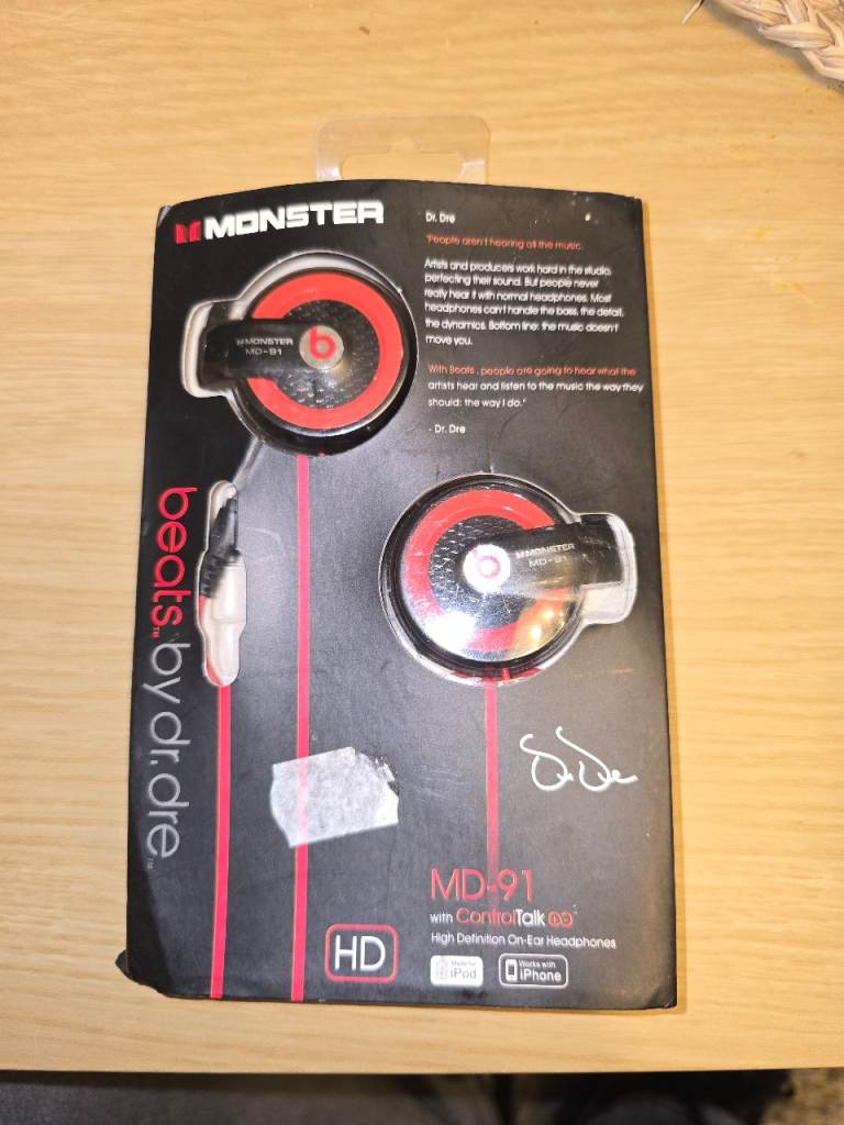 Beats By Dre Monster MD-91 High Definition On-Ear Headphone