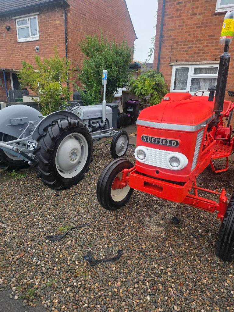 Nuffield Vintage Tractor – Red, Good Condition