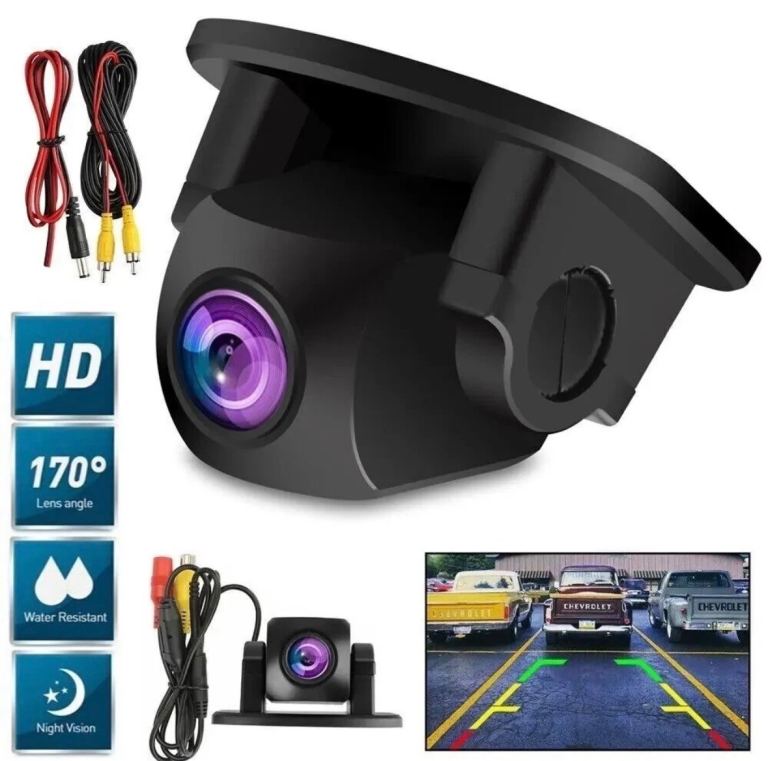 Car Rear View Reversing Camera Kit HD Monitor Parking Night Vision Van/Bus/Truck