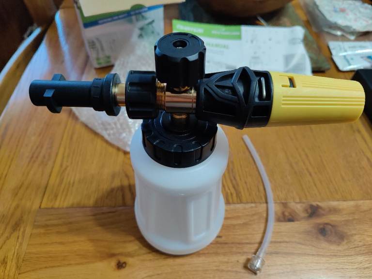 Jetwash power foam gun for Karcher K2 K3 K4 K5 K6 K7
