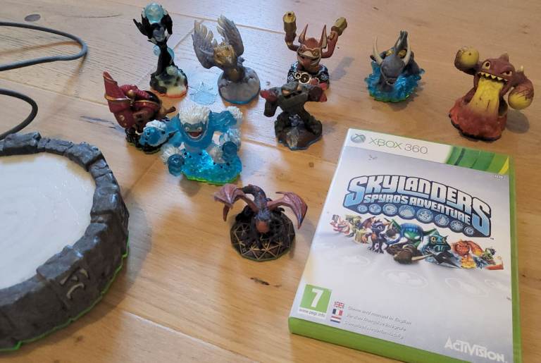 image for Skylanders XBox 360 game, portal and figures