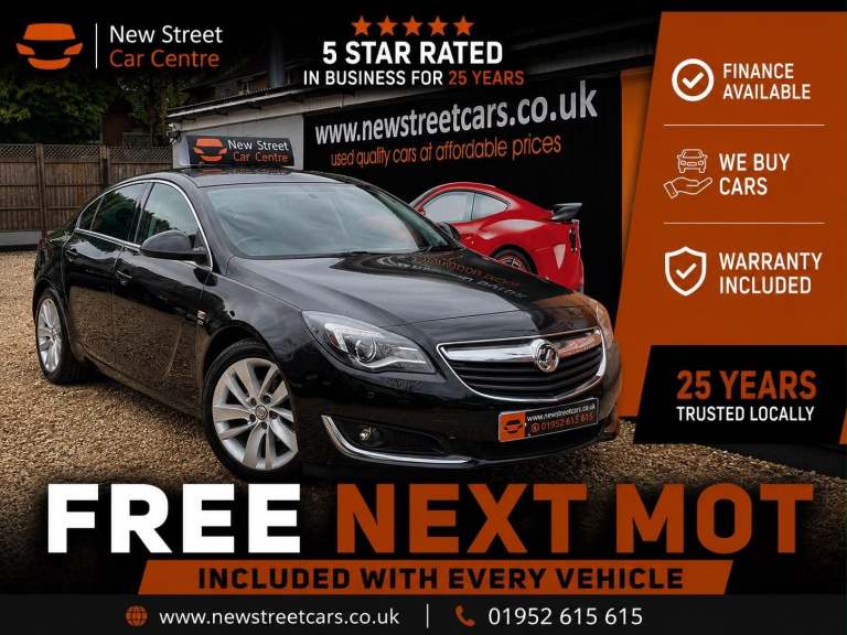 2016 Vauxhall Insignia 2.0 CDTi SRi Nav Euro 6 (s/s) 5dr HATCHBACK Diesel Manual