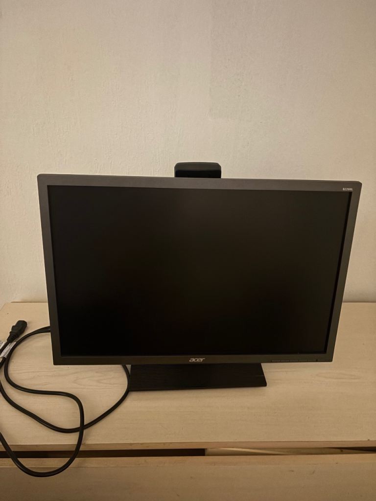 Acer Computer Monitor - Black, Good Condition