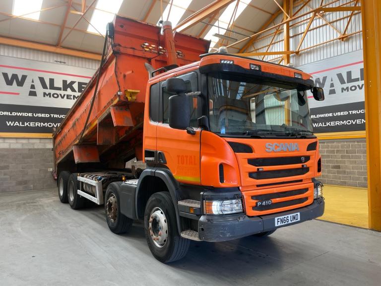 SCANIA P410 8X4 *EURO 6* STEEL TIPPER - 2016 - FN66 UMD
