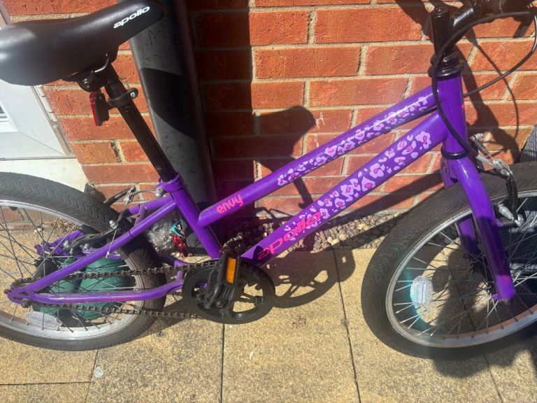 Apollo Envy Kids Bike - Purple, Good Condition