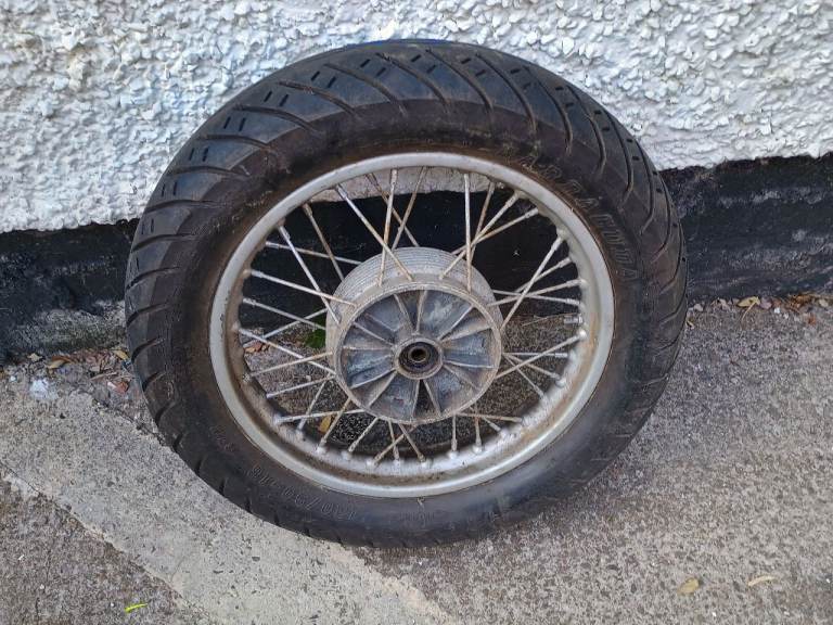 MZ motorcycle wheel 
