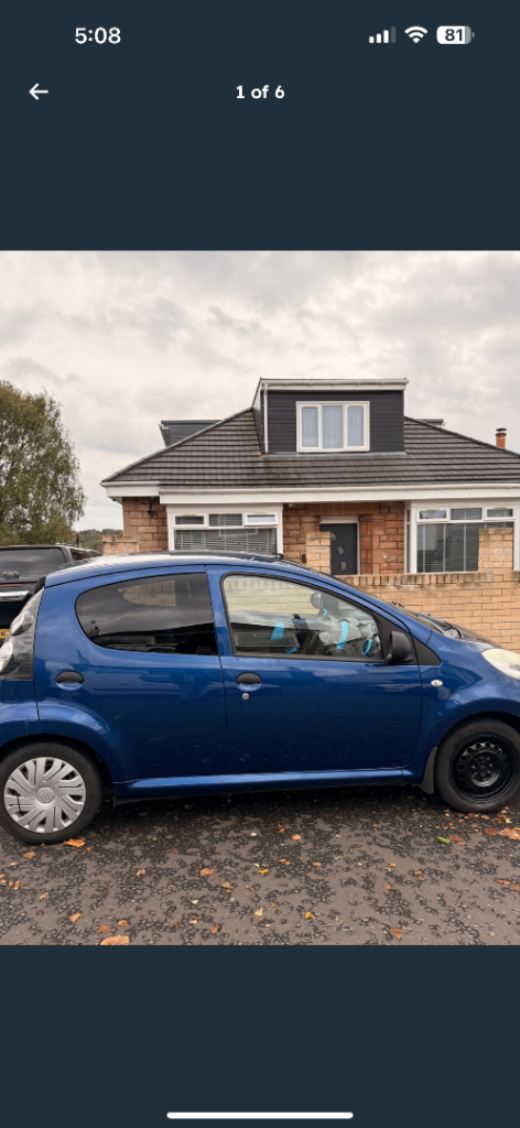Citroen, C1, Hatchback, 2007, Manual, 998 (cc), 5 doors