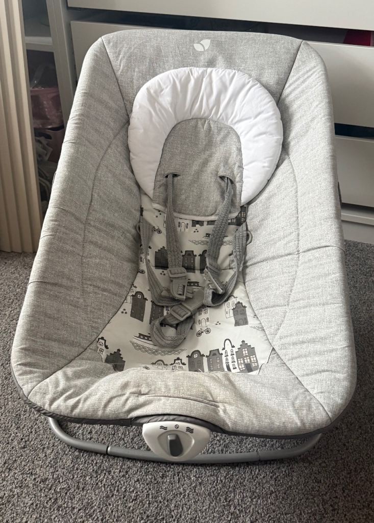Joie Baby Bouncer – Grey, Good Condition