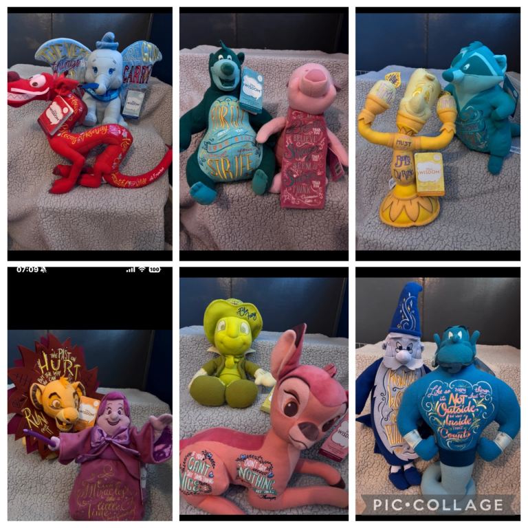 Disney Wisdom Plush Toy Collection – Brand New with Tags