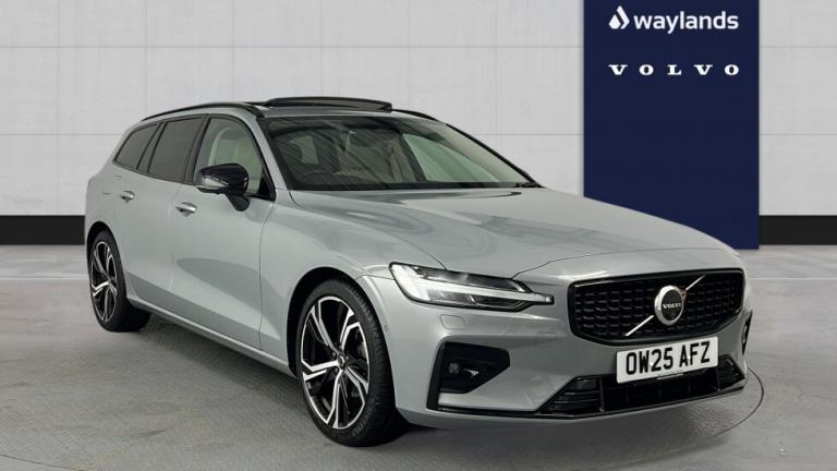 2025 Volvo V60 B4 Ultra, Mild Hyb Petrol, Dark(Blond Leather, 360Camera, Harman Kardon) Estate Pe...