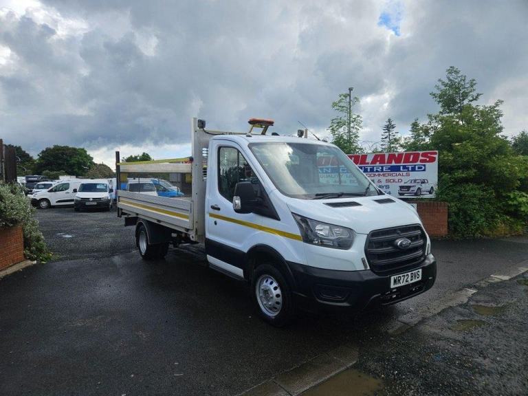 2023 ON 72 PLATE FORD TRANSIT 350 LEADER TDCI 130 LWB DROPSIDE PICKUP 58K ULEZ 