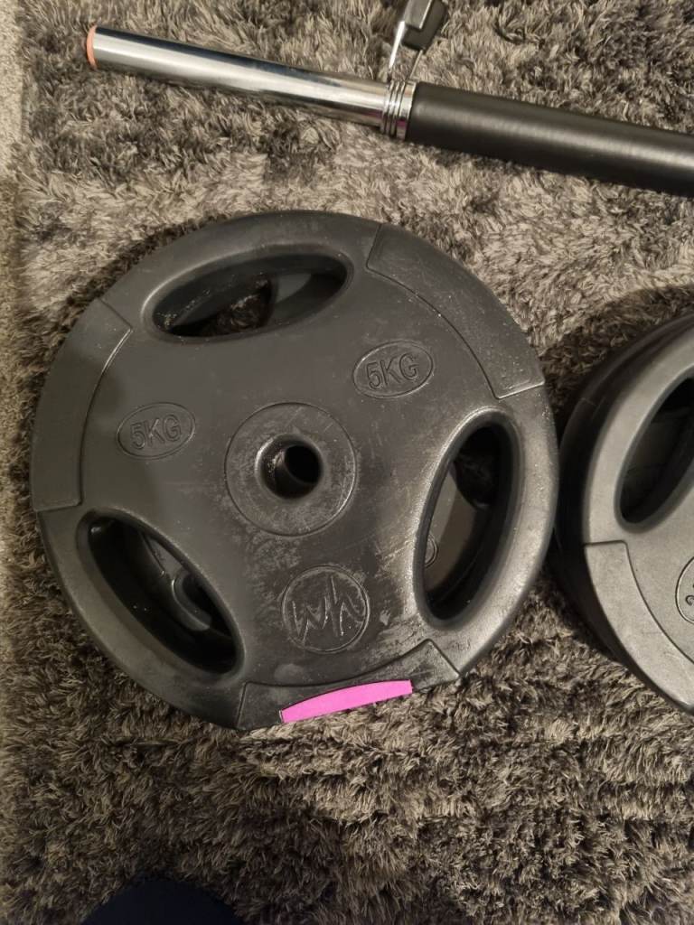 image for Bodypump barbell set with weights.