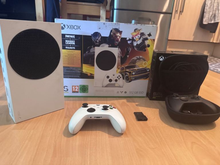 Xbox Series S 512GB Console with Elite Controller and Games and 1tb storage expansion
