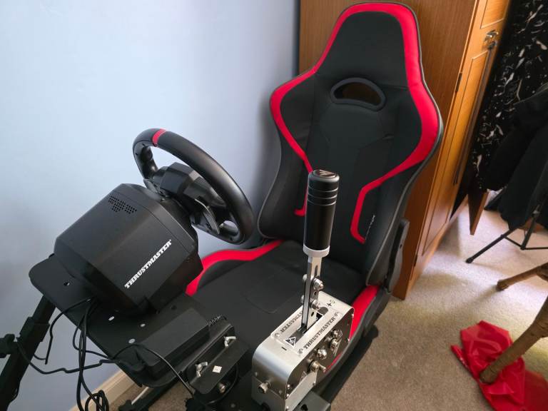 Xbox/PC Steering wheel and chair with handbrake 