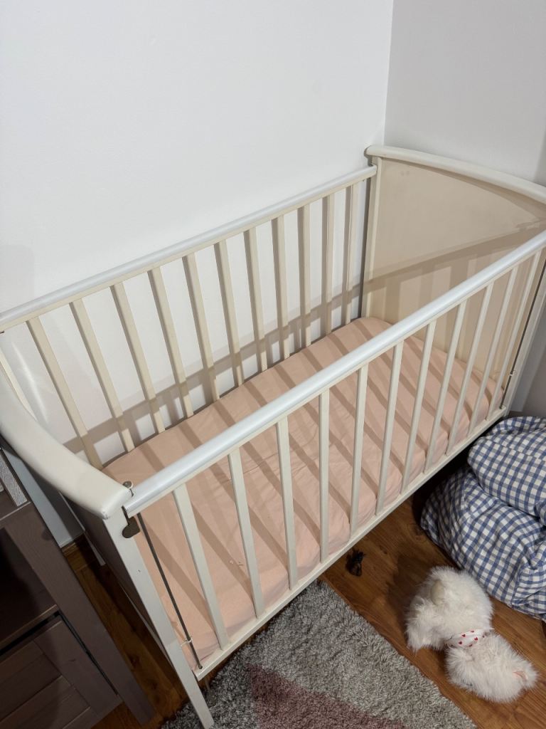 image for Cot and mattress 