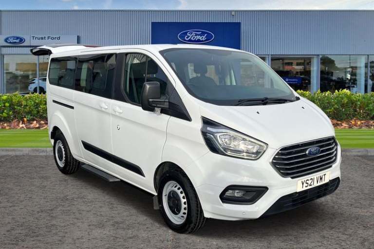 2021 Ford Tourneo Custom 320 Base L2 LWB 9 Seat Minibus FWD 2.0 EcoBlue 130ps Low Roof Manual Min...