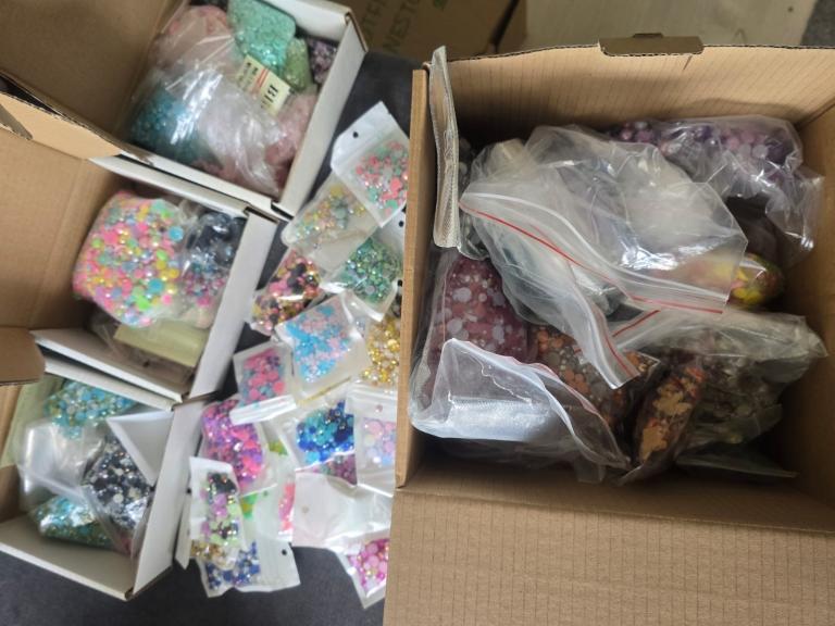 Bling Business Starter Kit- Rhinestones -trays - pencils-transfers- half pearls 