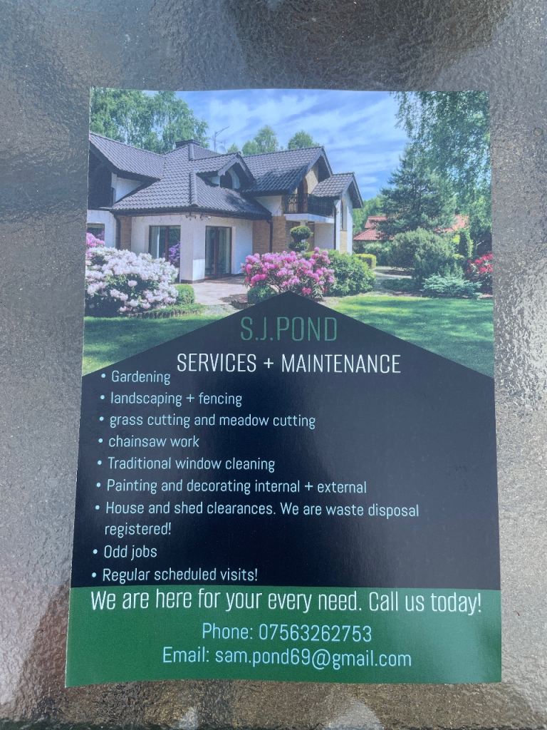 S.J.Pond services and maintenance 