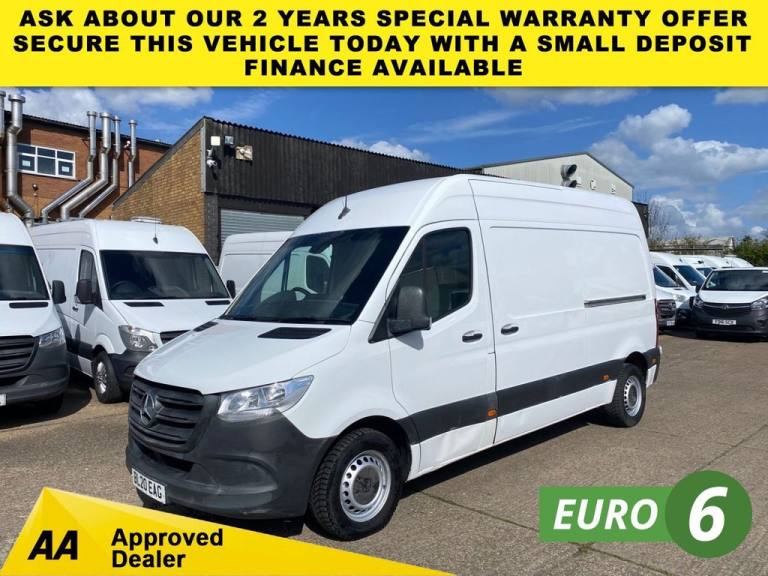 2020 20 MERCEDES-BENZ SPRINTER 2.1 314 CDI L2 H2 MWB H/ROOF 140BHP. FWD. AC. CAM