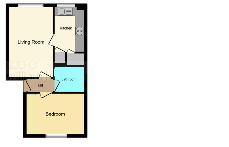 1 BED FLAT FOR RENT