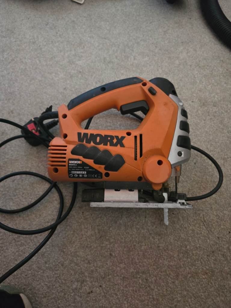 WORX Jigsaw - Good Condition, Orange and Black