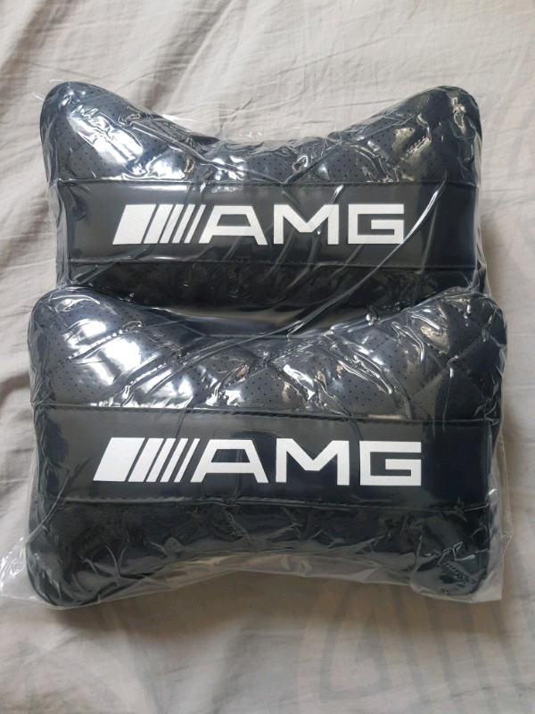 AMG Car Headrest Neck Pillow Brand New (Pair)