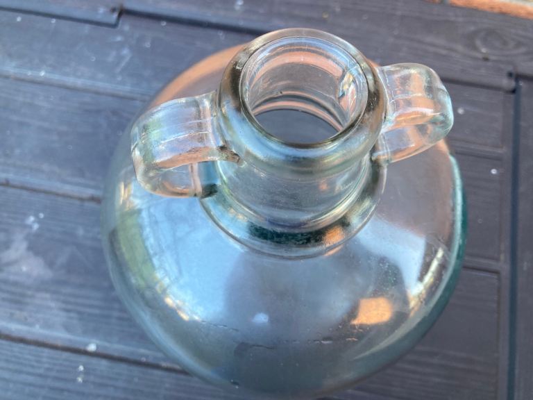 Italian Demijohn Oil/Wine container 