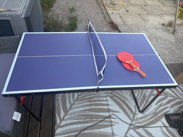 Folding Table Tennis Table with Bats and Net