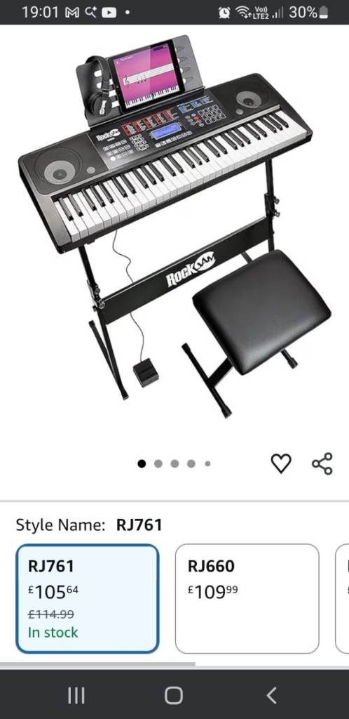 SOLD Electric keyboard