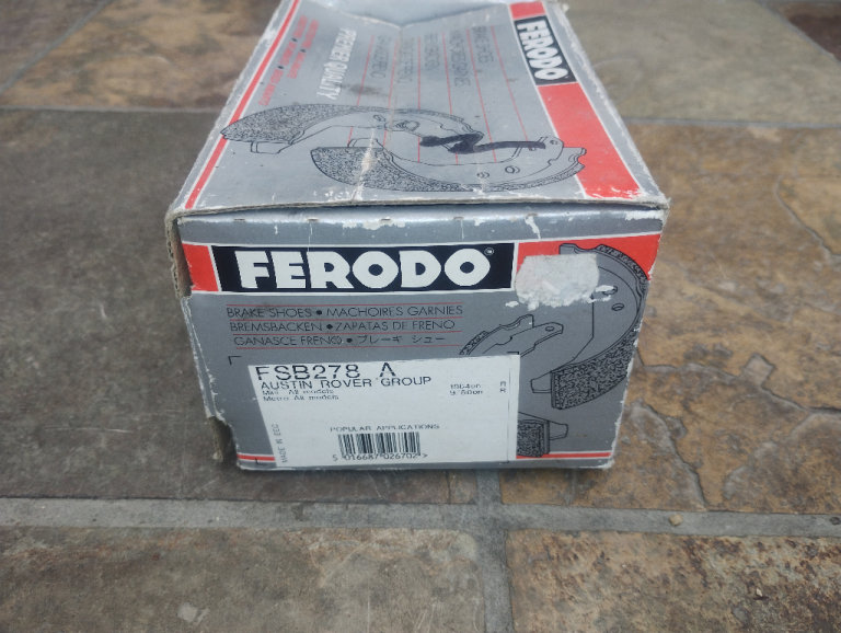 Mini Metro brake shoes 
