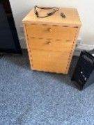 Sofa, Table (Ligne Roset), bookshelves, desks, Big Screen TV, Microwave, fridge, keyboard/piano, 