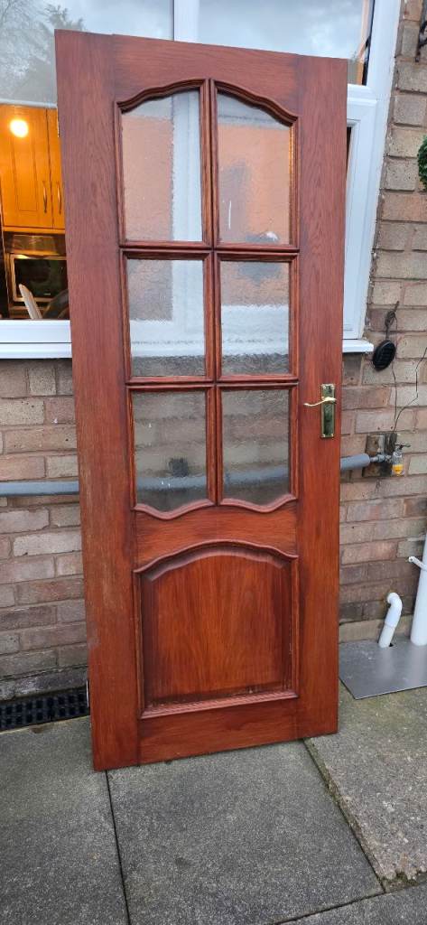 1960's Internal hardwood door