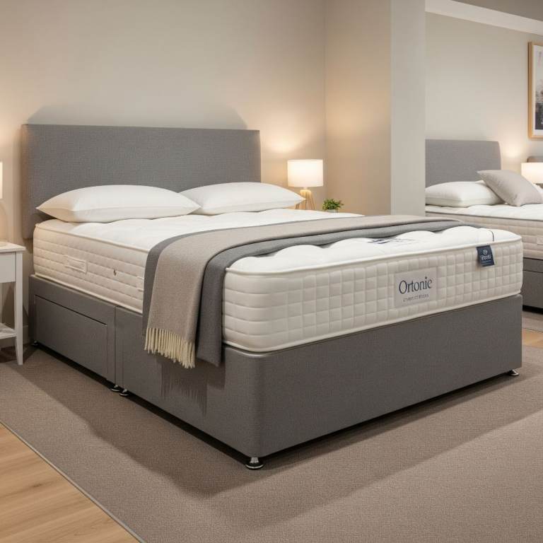 Divan Bed Frame Storage Drawers Optional Mattress Single, Double, King Sizes Available
