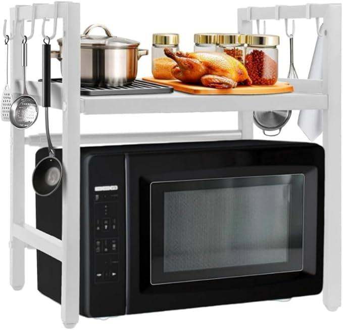 Pantanal 2 tier microwave shelf
