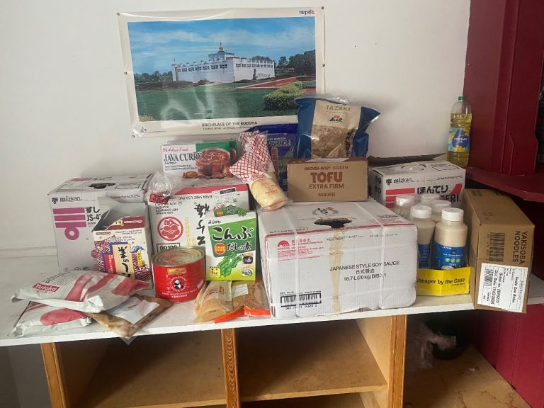 Japanese food, sushi sauces and bubble tea job lot