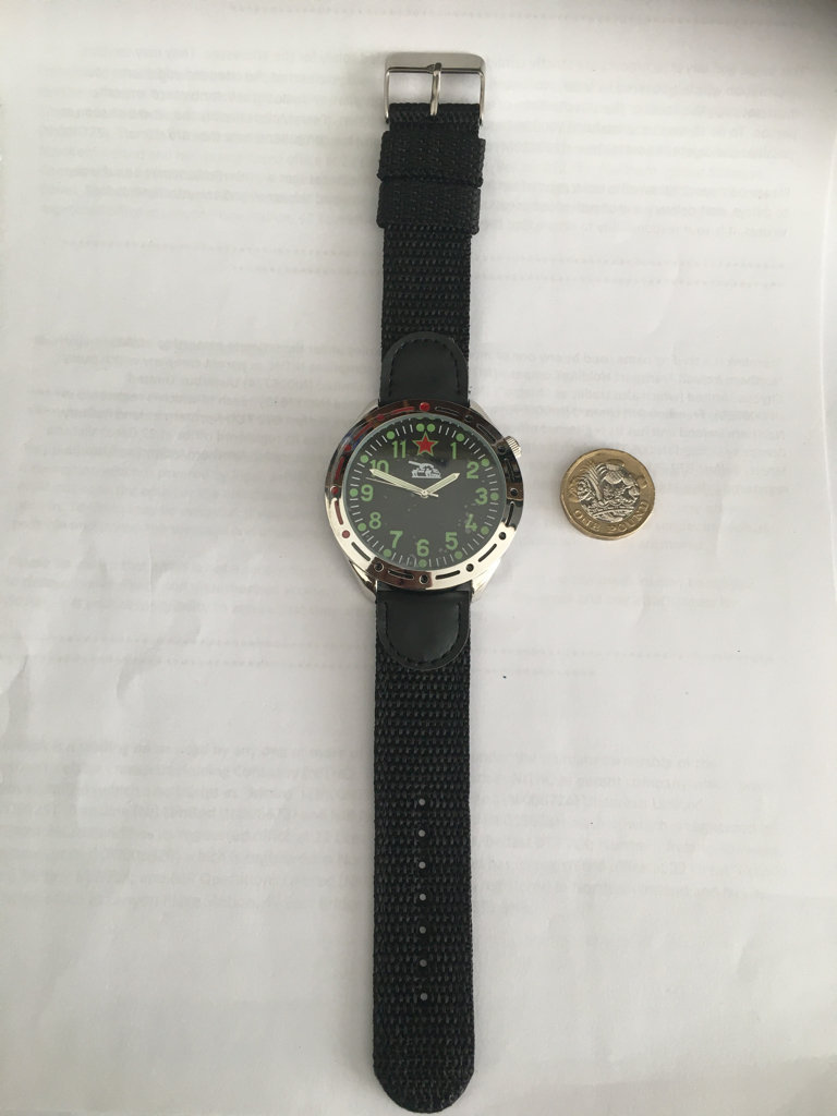 Eaglemoss 1980s Russian Tank watch
