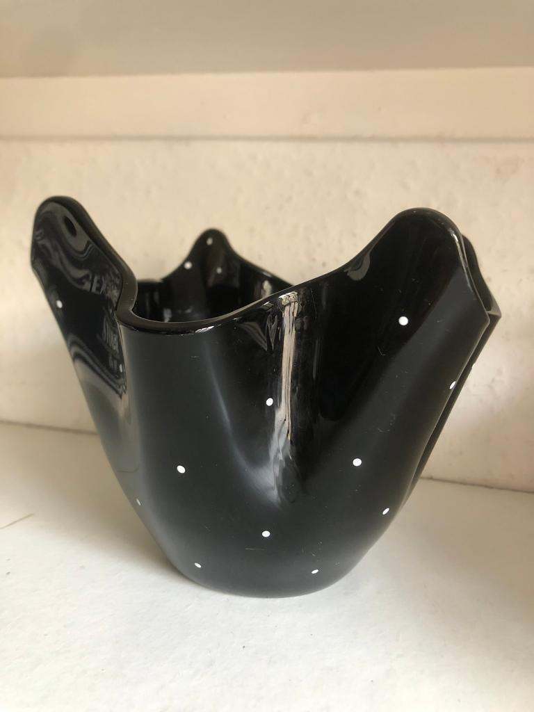 Bagley Polka Dot Handkerchief Vase WOOKEY nr wells in Somerset 