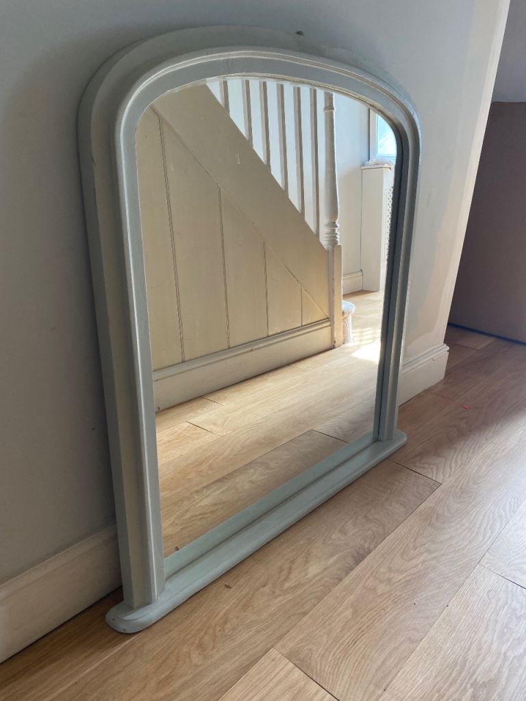 Arched Grey Wall Mirror – Good Condition